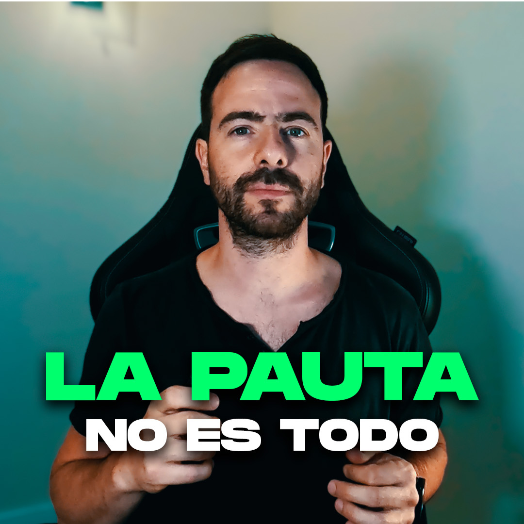 La pauta no es todo Los anuncios no son todo en redes sociales.