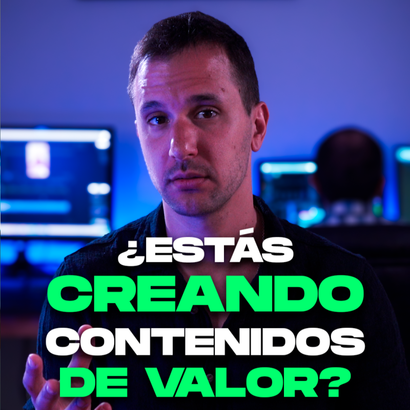 Crea contenidos de verdadero valor para tu audiencia en redes sociales.